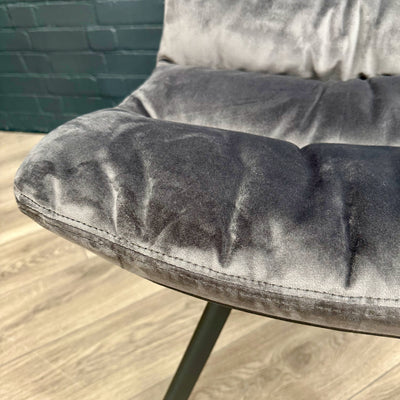Paloma Dining Chair - Charcoal Grey
