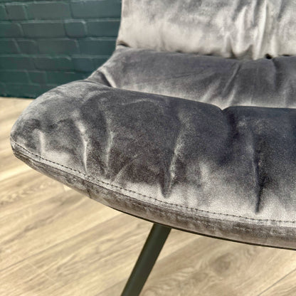 Paloma Dining Chair - Charcoal Grey