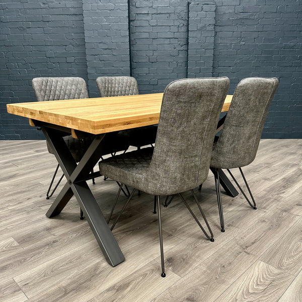 PACKAGE DEAL Fusion Oak Small Dining Table & x4 Fusion Dining Chairs