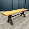 Fusion Oak Large Bench