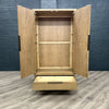 Havana Industrial Oak - Large 2 Door Wardrobe (Showroom Clearance)