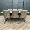 PACKAGE DEAL - Fusion Oak Large Dining Table & x6 Fusion Dining Chairs