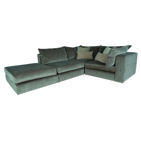 Inka Modular Sofa - 1 Corner 1 With Footstool (LHF)