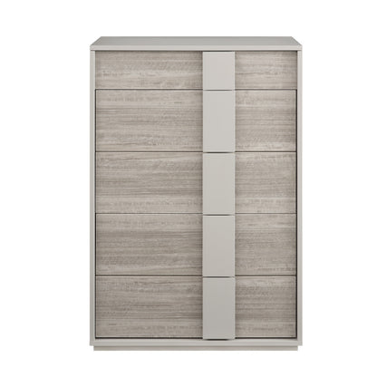 Jules - Tall 4 Drawer Open Top Chest - Grey