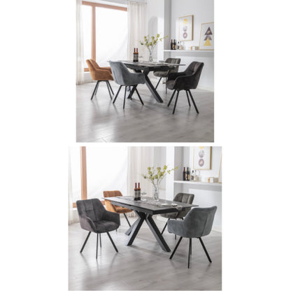 Jade Dining Chair - Rust