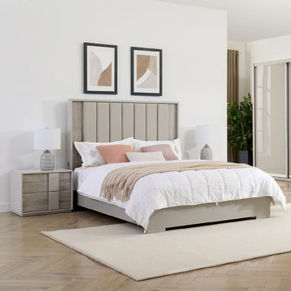 Jules - Bed Frame - Grey