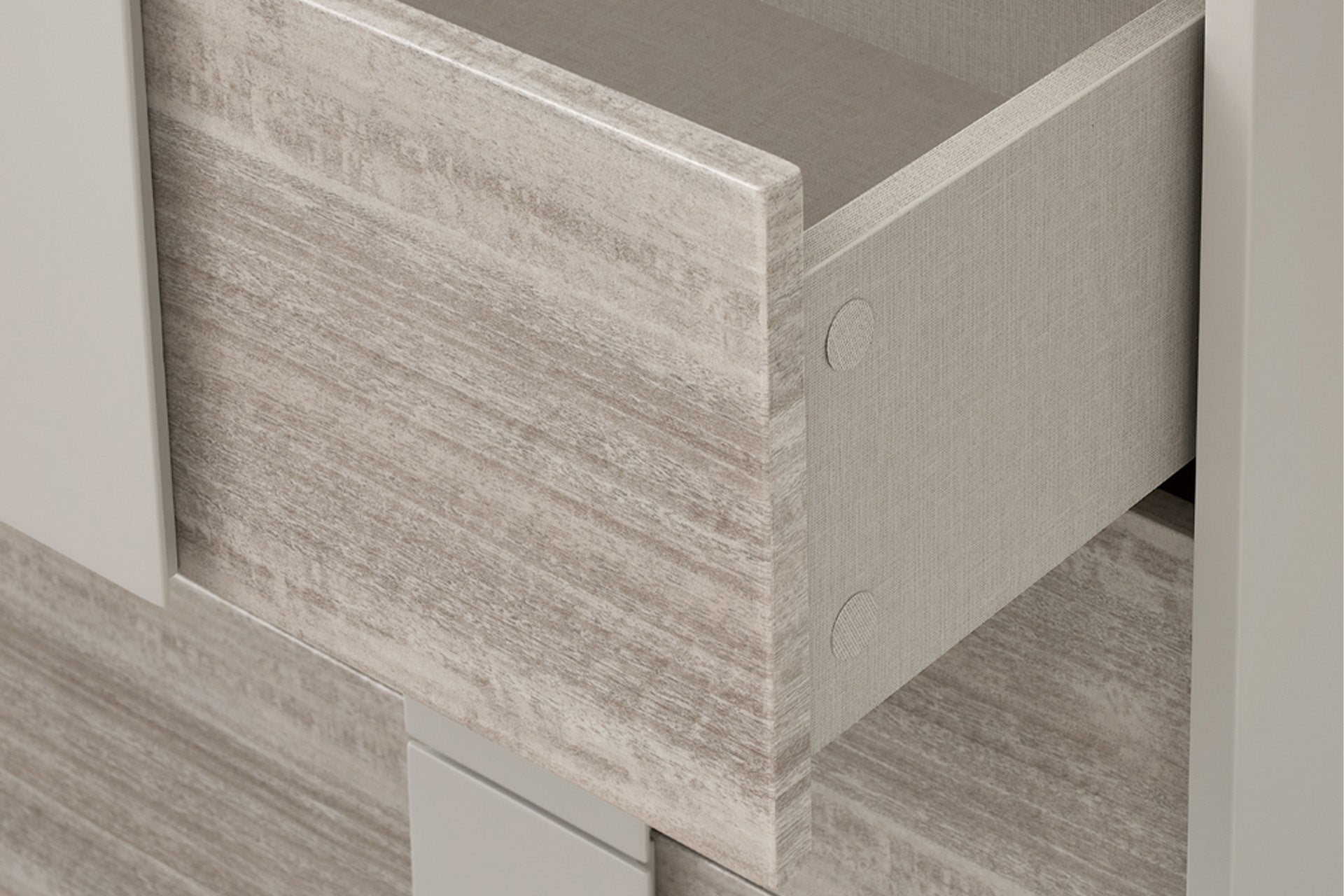 Jules - Dressing Chest - 6 Drawer - Grey