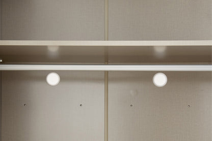 Jules - 2 Door 2 Drawer Wardrobe - Grey