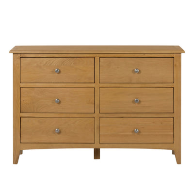 Kilkenny Oak Chest Of Drawers - 6 Drawer