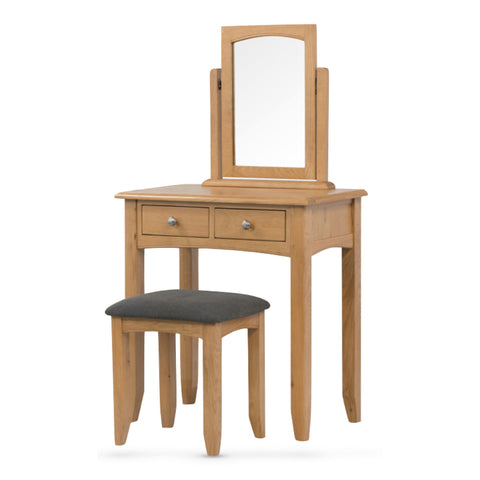 Kilkenny Oak Dressing Table & Stool