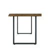 Live Edge 2m Dining Bench with U Shaped Legs - Natural