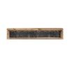 Live Edge Wall Shelf with LED Light - Natural