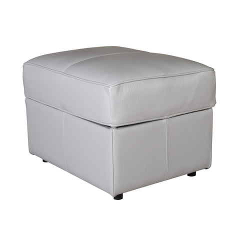 Buoyant Accent Leather Storage Footstool