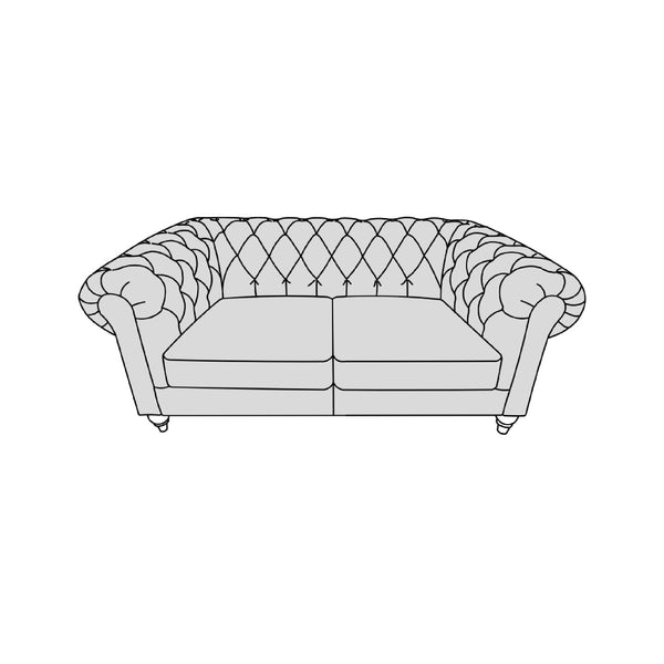 Lincoln Leather Sofa - 2 Seater