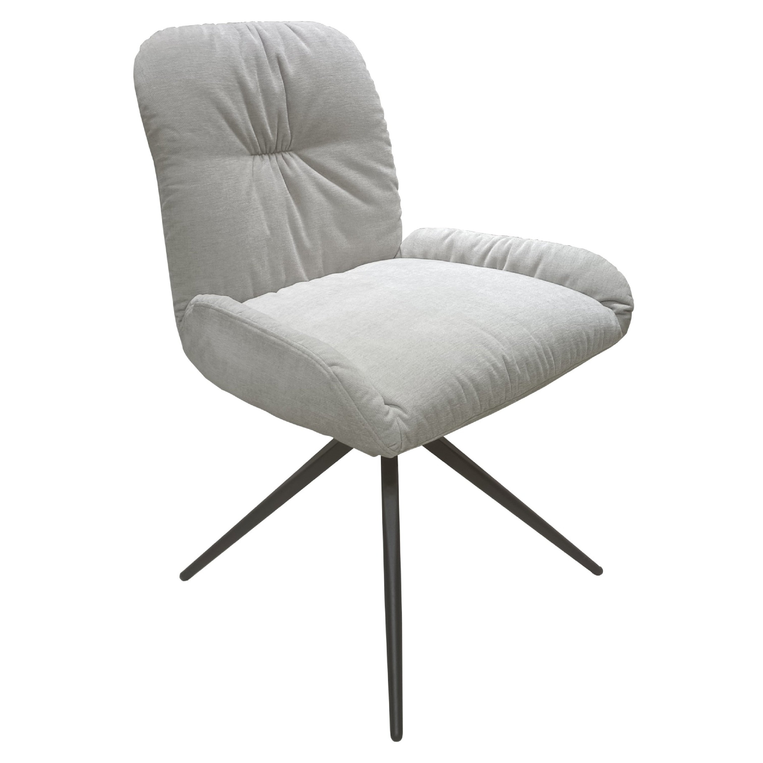 Cairn Swivel Dining Chair - Light Grey