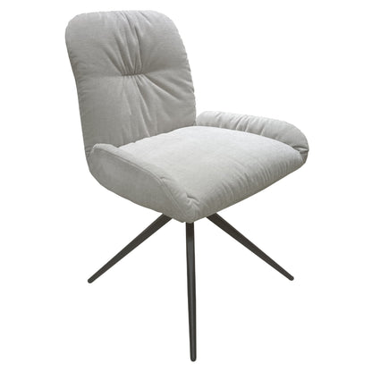 Cairn Swivel Dining Chair - Light Grey