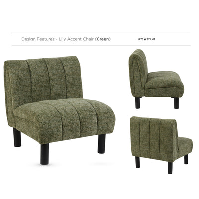Lily Accent Chair - Green