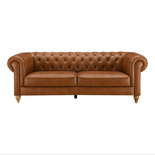 Lincoln Leather Sofa - 3 Seater