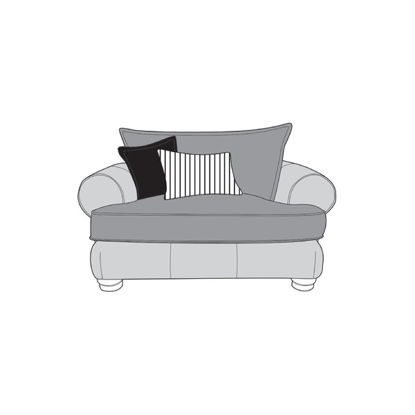 Viscount Mix Sofa - Love Chair (Standard Back)