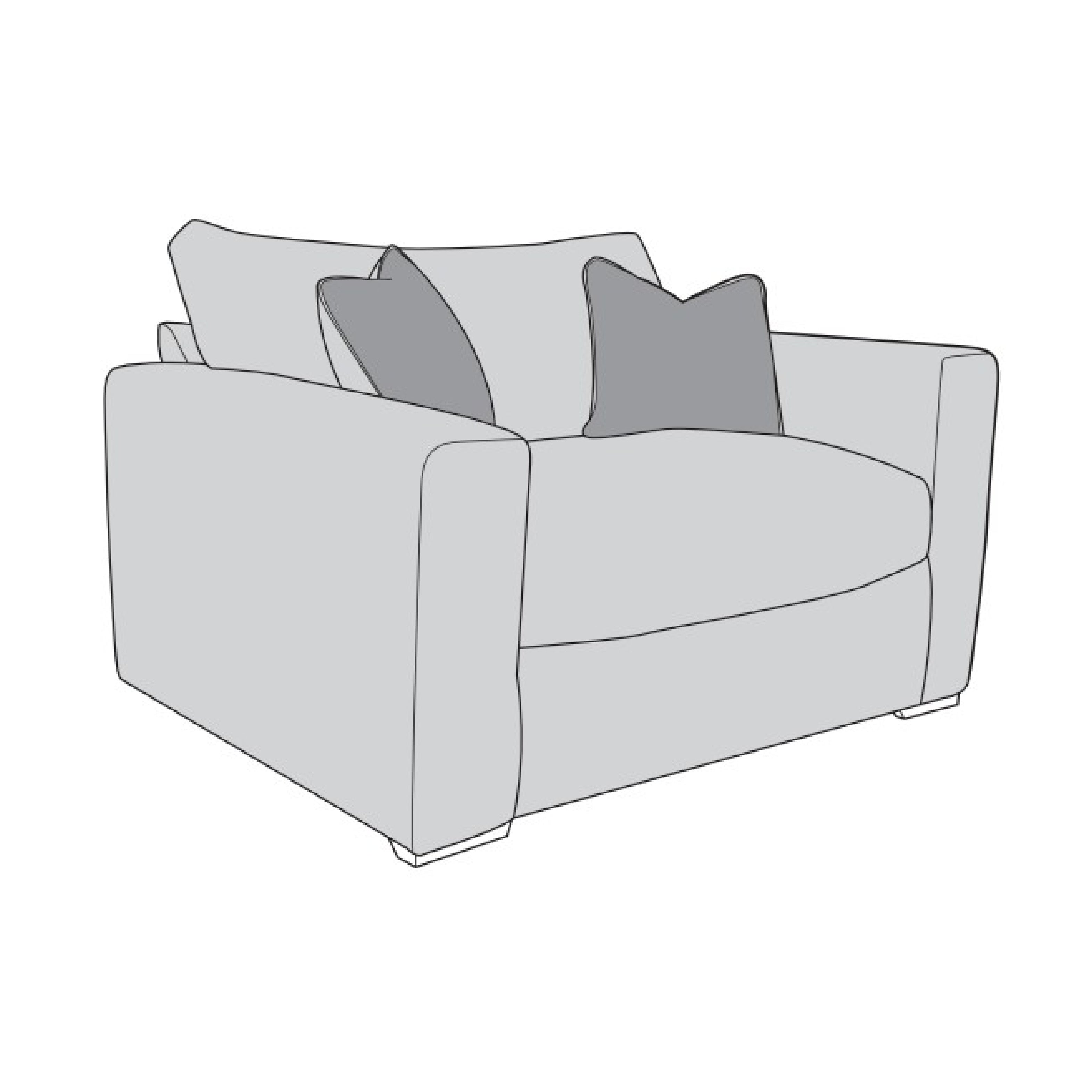 Montana Sofa - Love Chair Deluxe Sofa Bed (Standard Back)