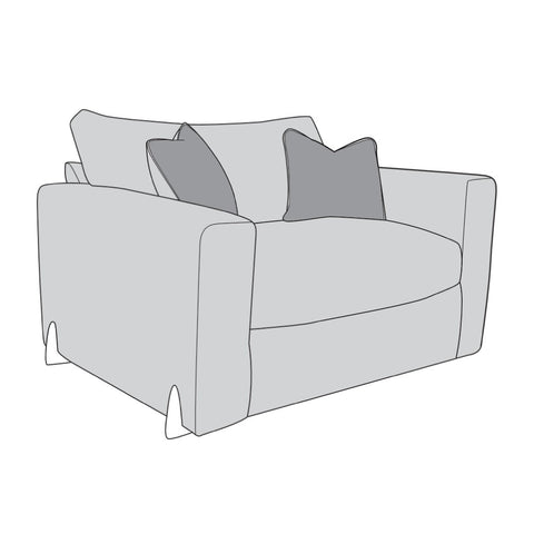 Abel Sofa - Love Chair (Standard Back)