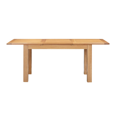 Lugano Oak 140cm Butterfly Extension Dining Table
