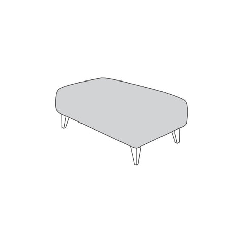 Buoyant Accent Luna Fur Footstool