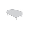 Buoyant Accent Luna Fur Footstool