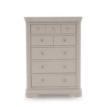 Mabel 8 Drawer Chest of Drawers - Taupe