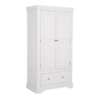 Mabel 2 Door 1 Drawer Wardrobe - Bone