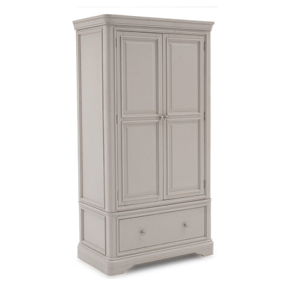 Mabel 2 Door 1 Drawer Wardrobe - Taupe
