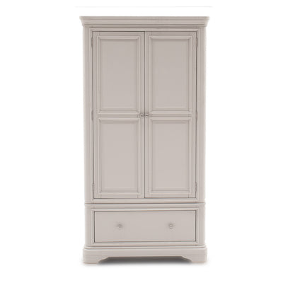 Mabel 2 Door 1 Drawer Wardrobe - Taupe