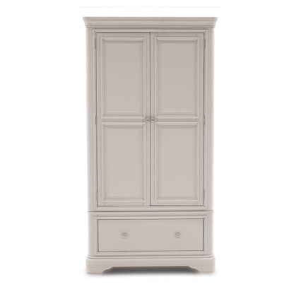 Mabel 2 Door 1 Drawer Wardrobe - Taupe