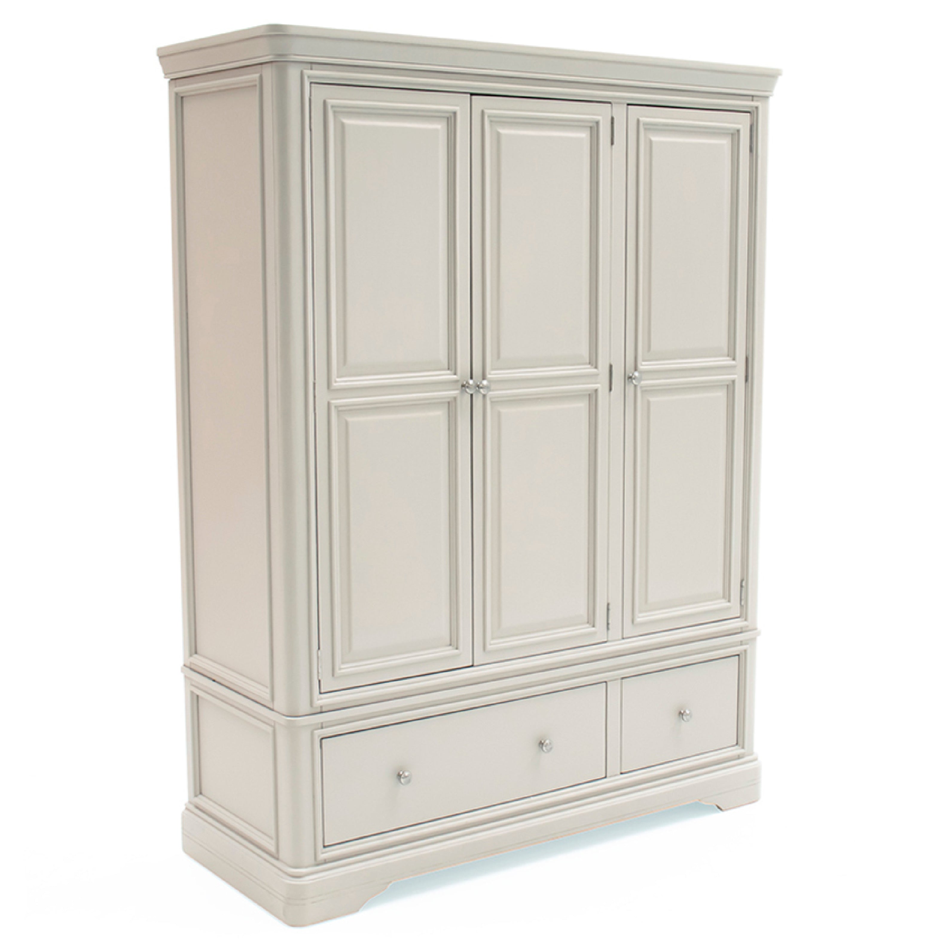 Mabel 3 Door 2 Drawer Wardrobe - Taupe