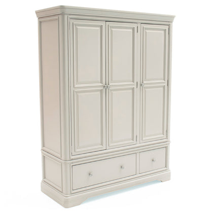 Mabel 3 Door 2 Drawer Wardrobe - Taupe