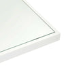 Mambo Santorini Bar Table with Firepit - White with Plain Top