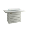 Mambo Santorini Bar Table with Firepit - Grey with Patterned Top