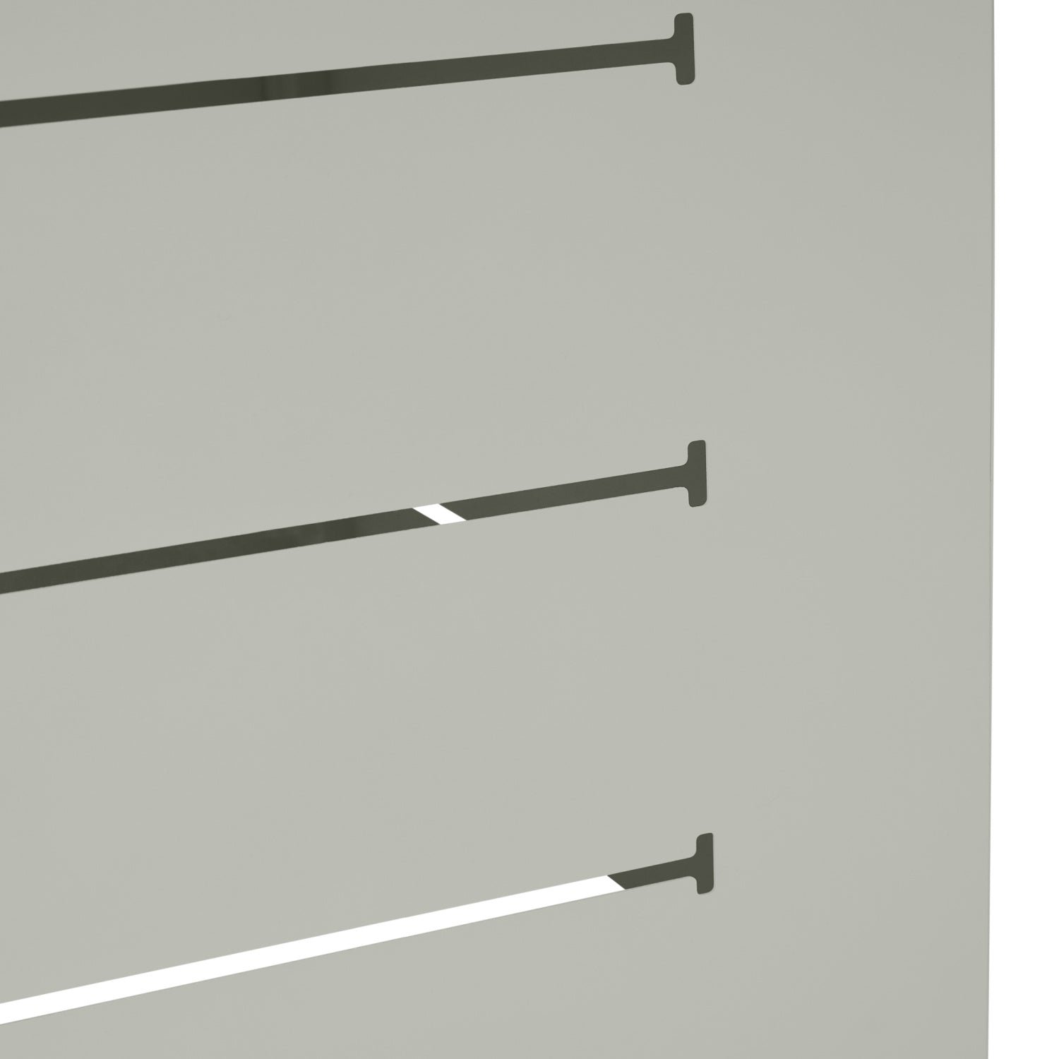 Mambo Santorini Garden Furniture - XL, Aluminium Square Dining Table - Grey with Plain Top