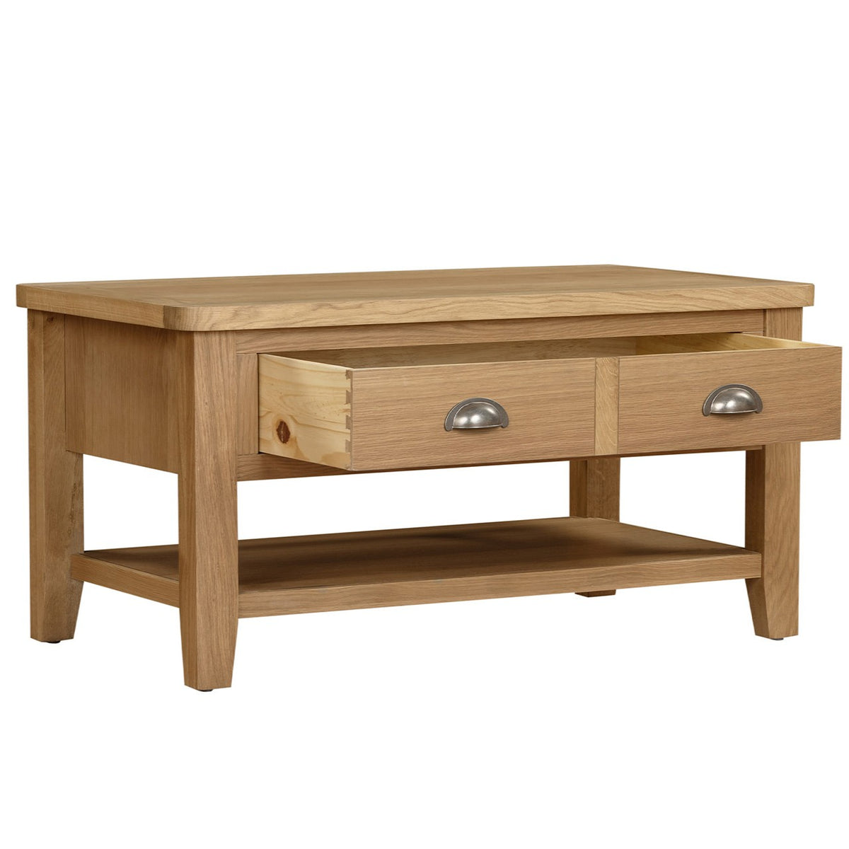 Marsden Oak Coffee Table with Drawers