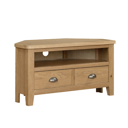 Marsden Oak Corner TV Unit