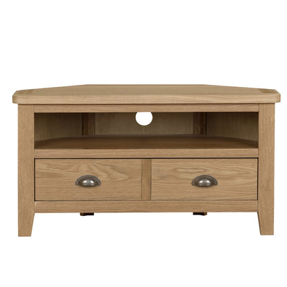 Marsden Oak Corner TV Unit