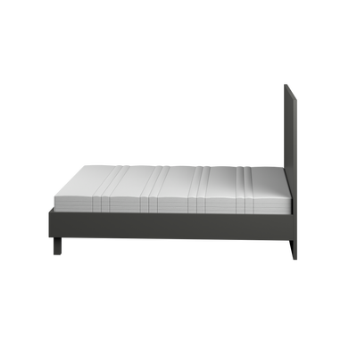 Mint Collection - Arezzo 5ft Kingsize Bed - Matte Dark Grey
