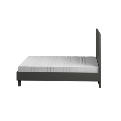 Mint Collection - Arezzo 5ft Kingsize Bed - Matte Dark Grey