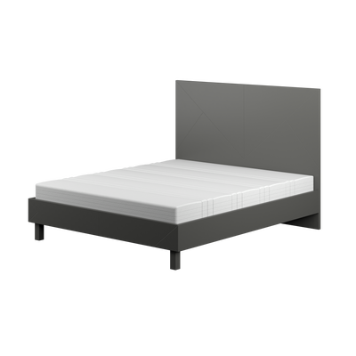 Mint Collection - Arezzo 5ft Kingsize Bed - Matte Dark Grey