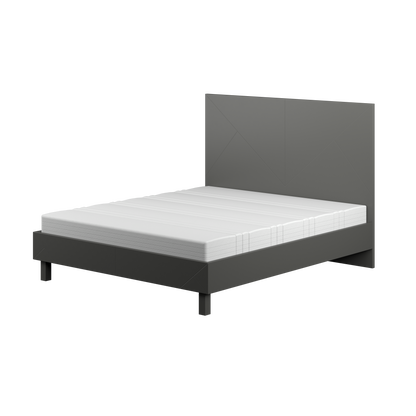 Mint Collection - Arezzo 5ft Kingsize Bed - Matte Dark Grey