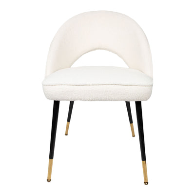 Mint Collection Dining Chair - White Boucle