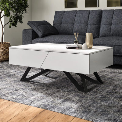 Mint Collection - Salerno Coffee Table - Matt White