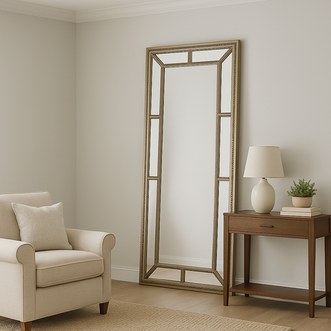 Mirror Collection Wooden Framed Leaner Mirror - MIR27