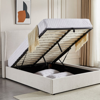 Margot Ottoman Bed Frame - Cashmere