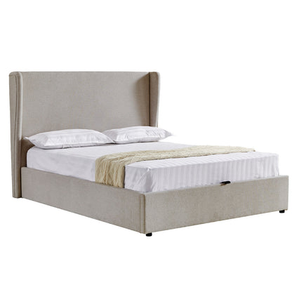 Margot Ottoman Bed Frame - Greige